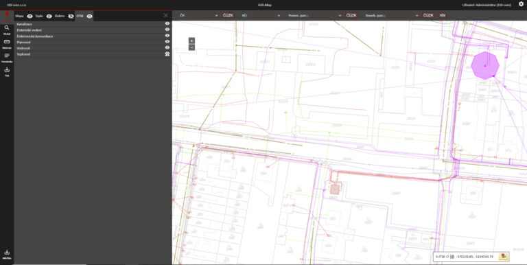 Modul DTM+ pro iGIS.Map